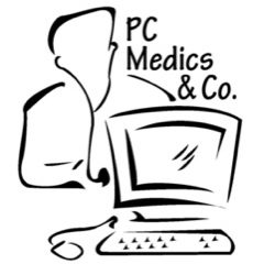 Illustrated person with stethoscope against a desktop computer